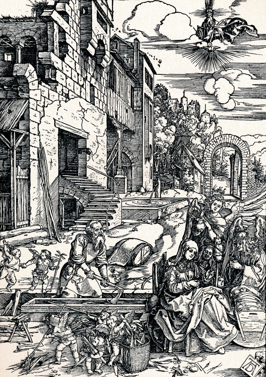 Odpoczynek podczas ucieczki do Egiptu, 1506 1906 autorstwa Albrecht Dürer