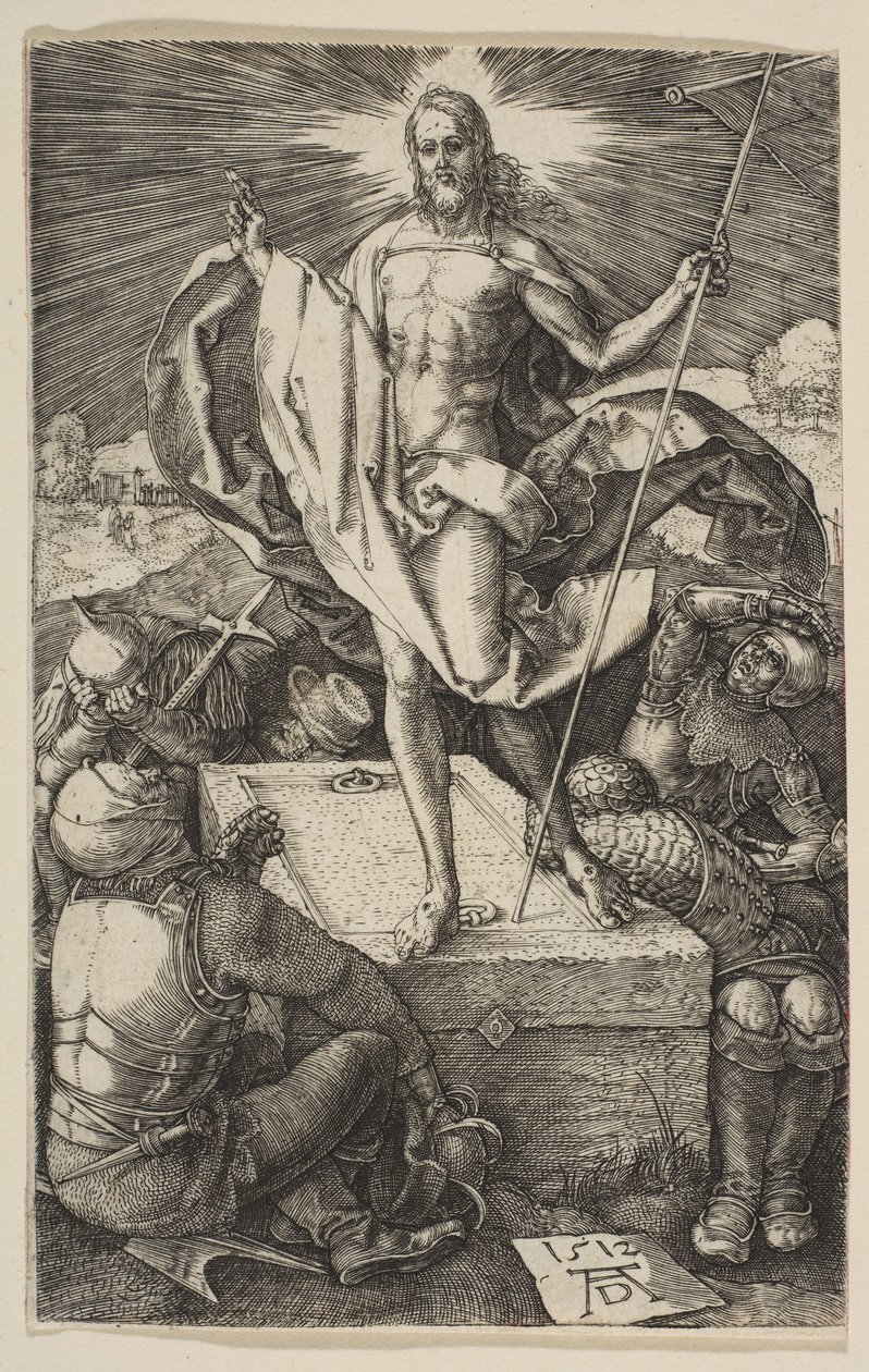Zmartwychwstanie, z Męki Pańskiej, 1512. autorstwa Albrecht Dürer