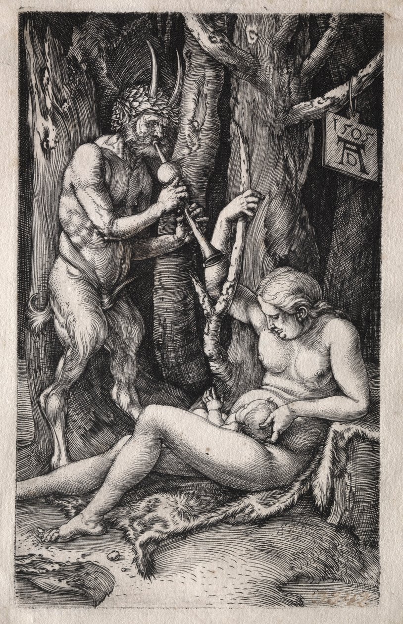 Rodzina Satyrów, 1505. autorstwa Albrecht Dürer