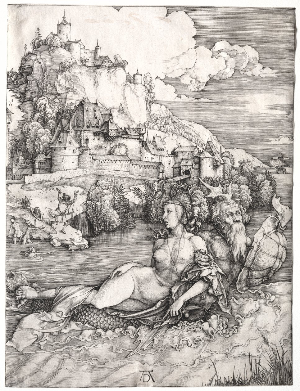 Morski potwór autorstwa Albrecht Dürer
