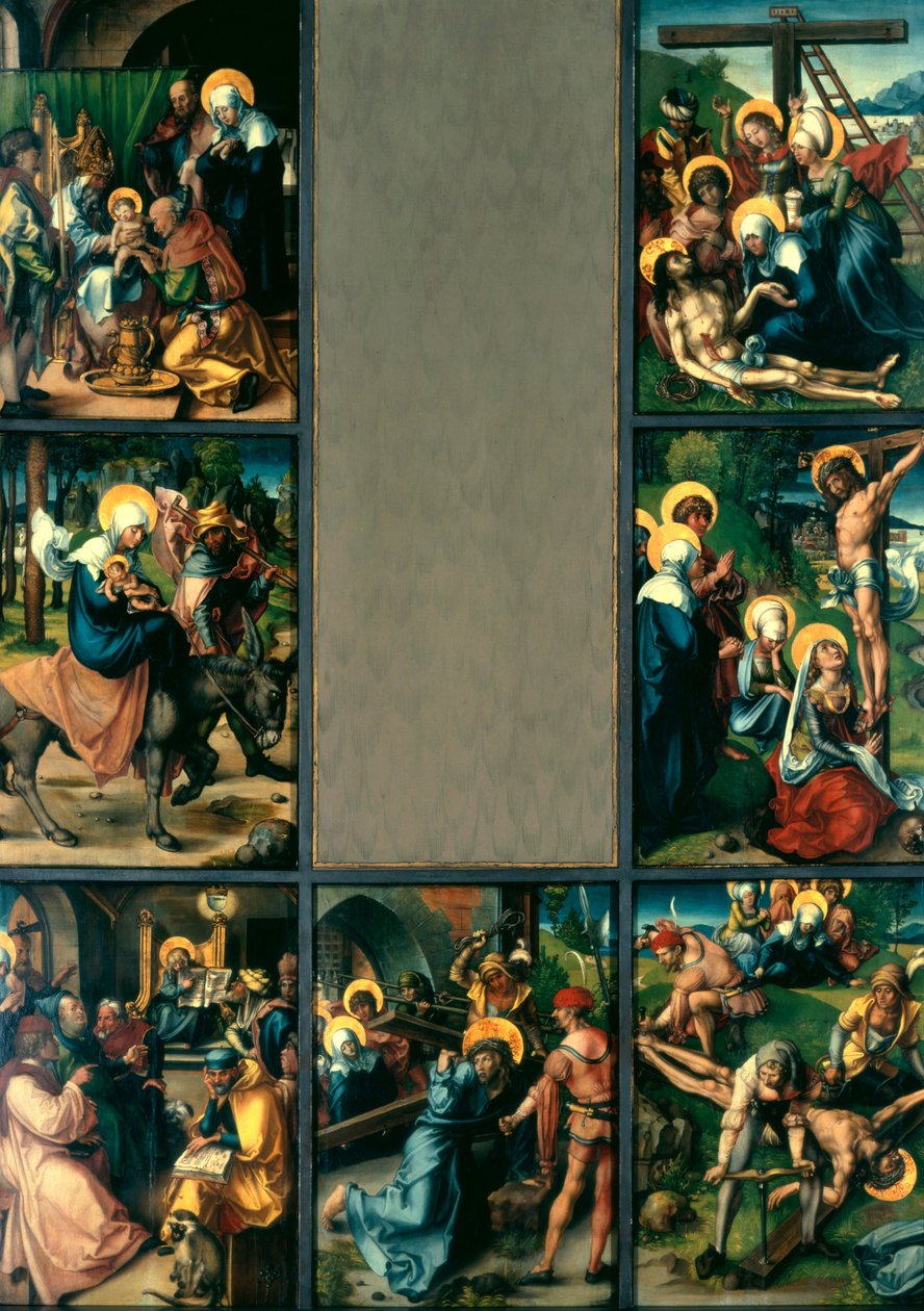 Siedem Boleści Dziewicy, 1495-1496 autorstwa Albrecht Dürer