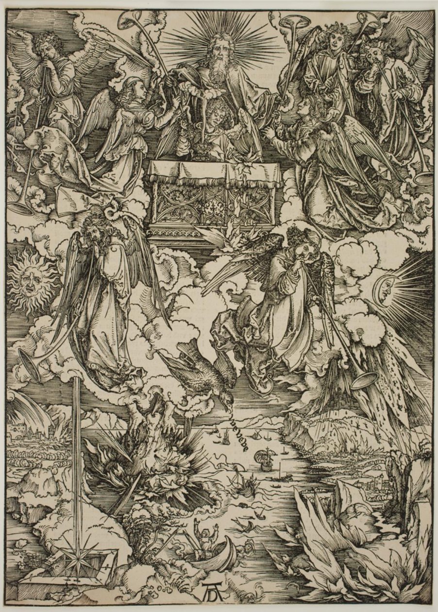 Siedem trąb autorstwa Albrecht Dürer