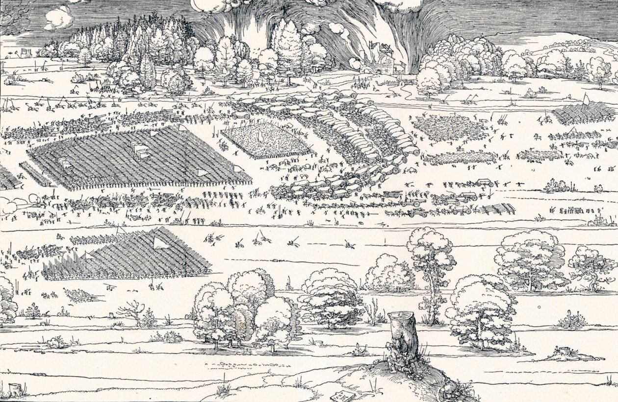 Oblężenie twierdzy II, 1527 1906 autorstwa Albrecht Dürer