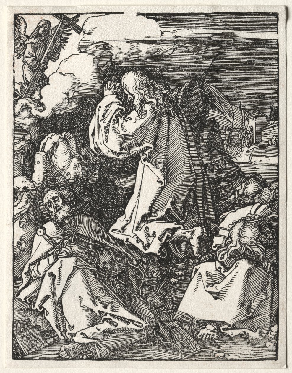 Mała Pasja: Chrystus na Górze Oliwnej autorstwa Albrecht Dürer