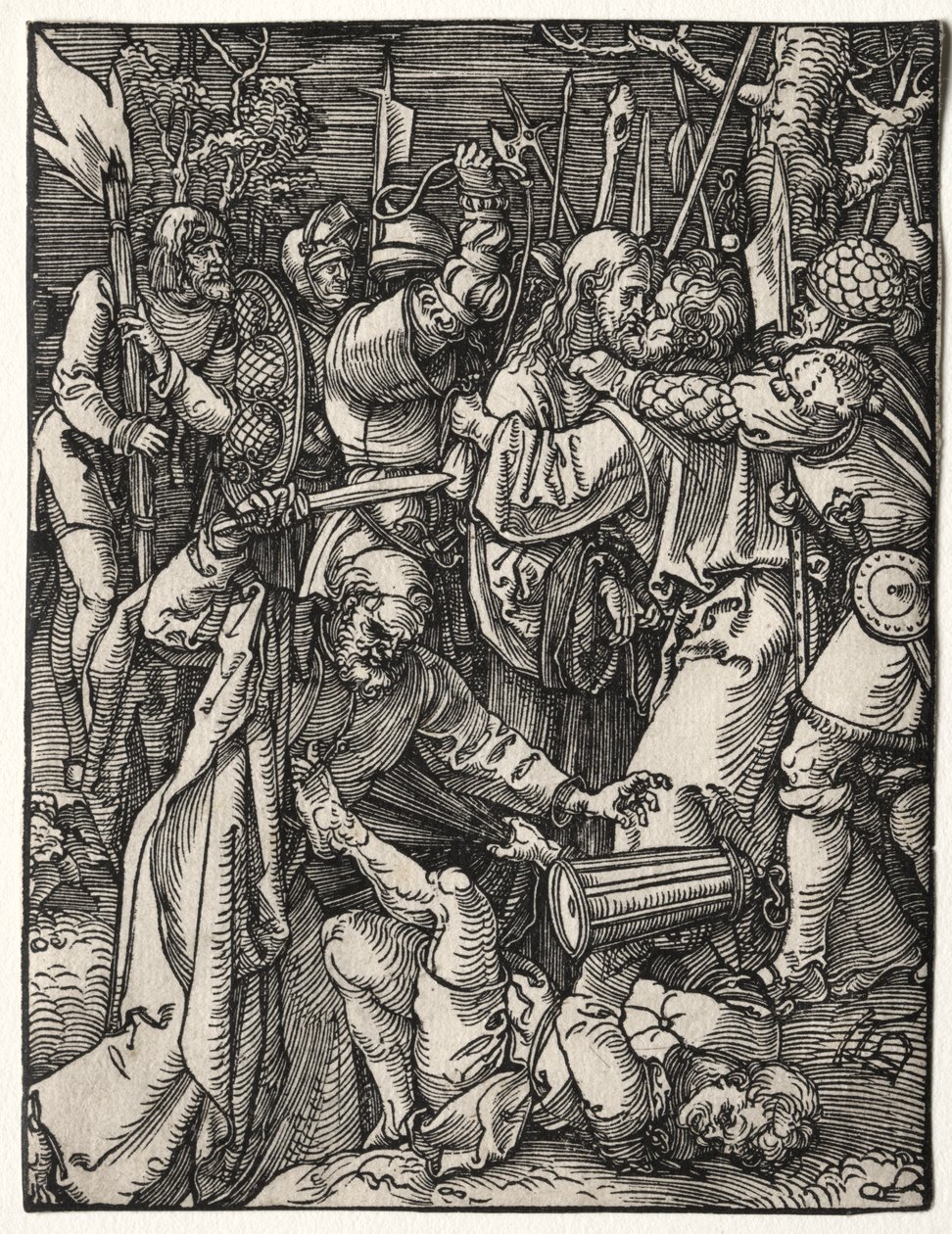 Mała pasja: zdrada Chrystusa autorstwa Albrecht Dürer