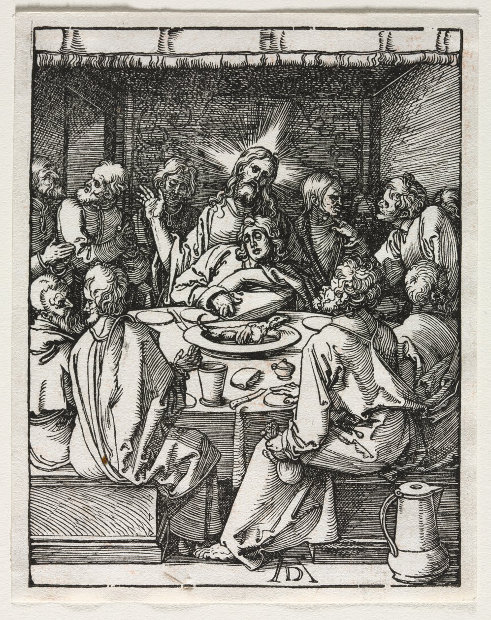 Mała pasja: Ostatnia Wieczerza autorstwa Albrecht Dürer