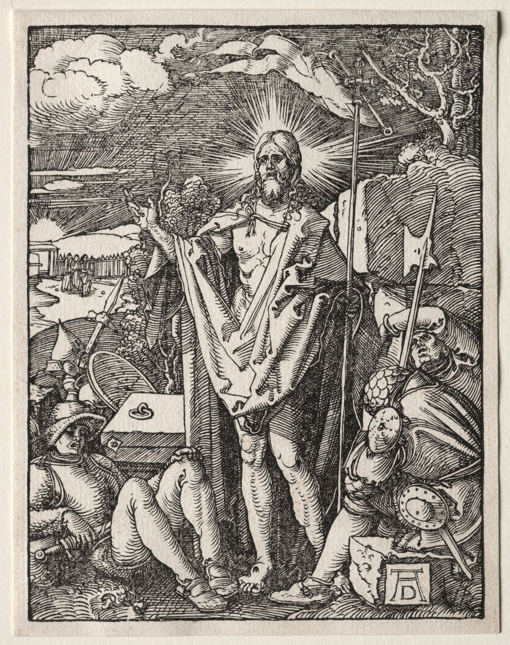 Mała pasja: Zmartwychwstanie, 1509-1511. autorstwa Albrecht Dürer