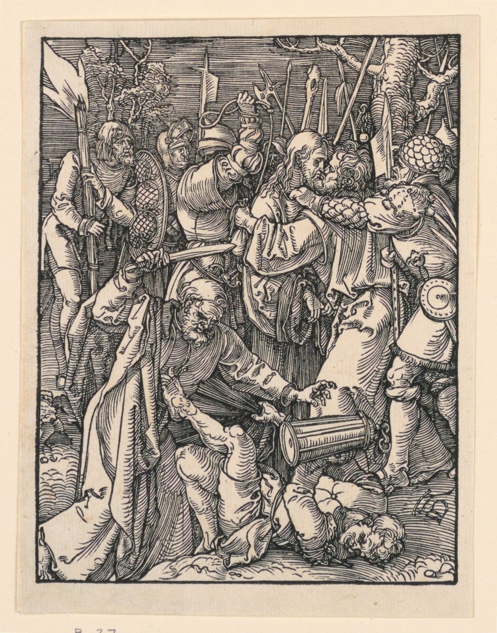 Wzięcie Chrystusa, z serii Mała pasja autorstwa Albrecht Dürer