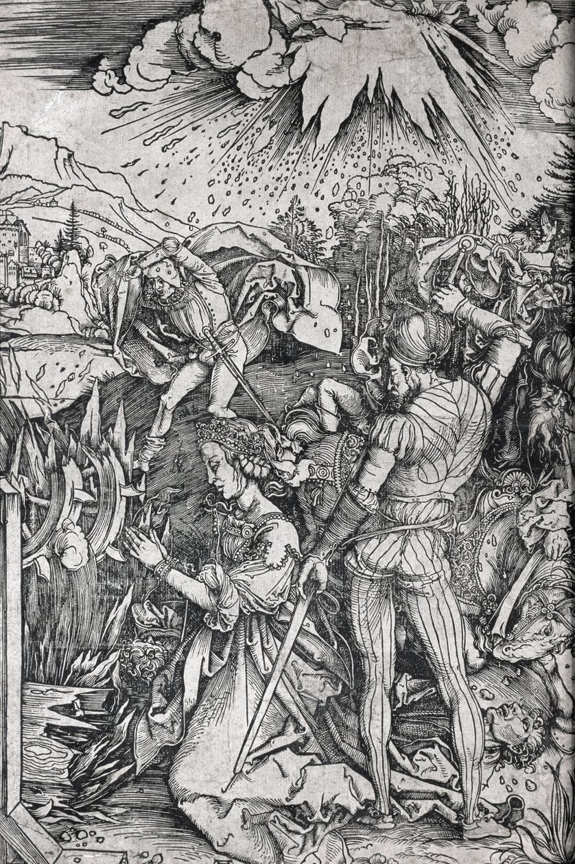 Tortury św. Katarzyny Aleksandryjskiej autorstwa Albrecht Dürer
