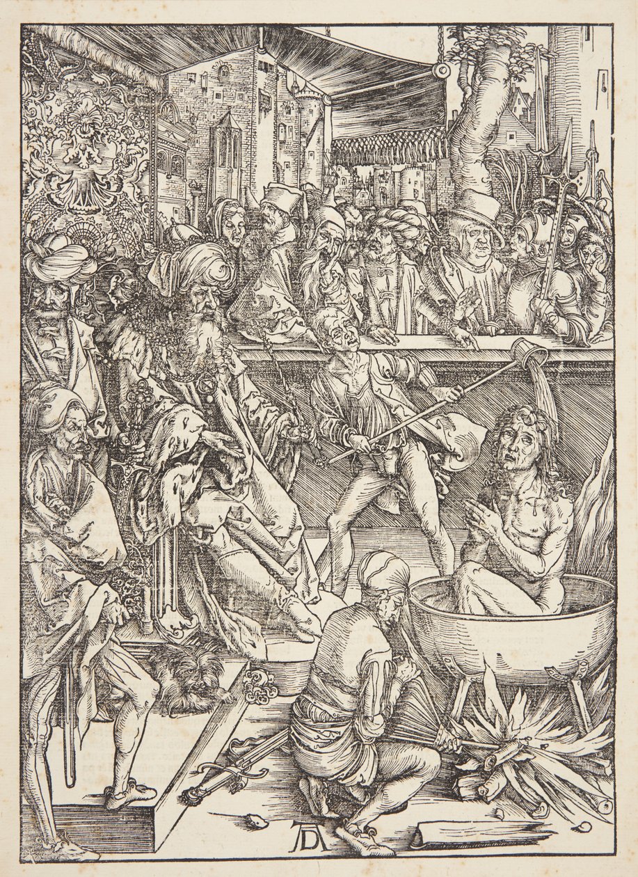 Tortura św. Jana Ewangelisty autorstwa Albrecht Dürer