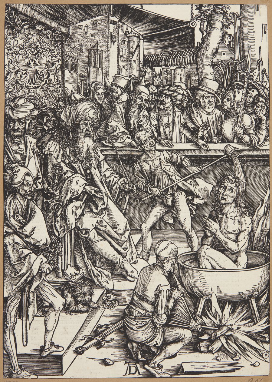 Tortura św. Jana Ewangelisty autorstwa Albrecht Dürer
