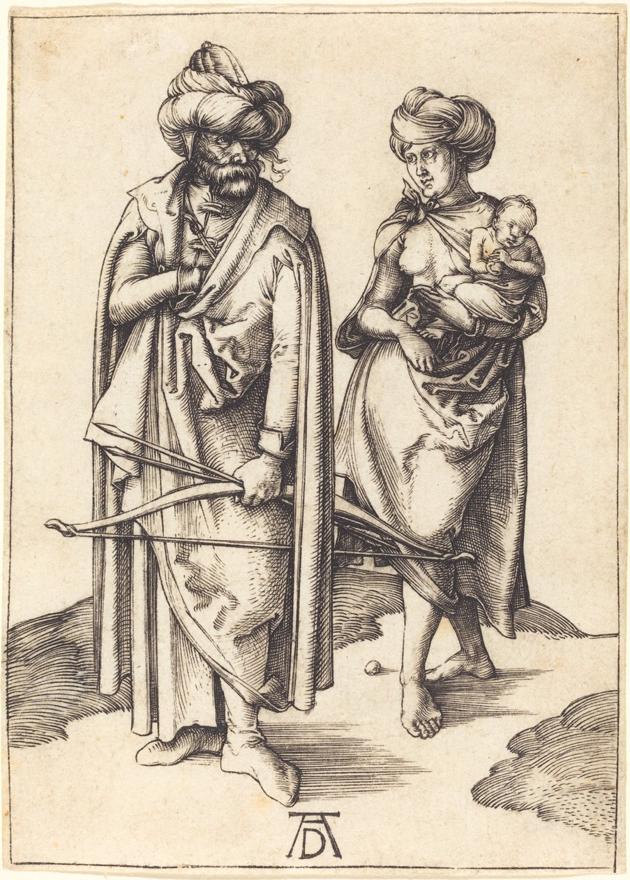 Turecka rodzina autorstwa Albrecht Dürer
