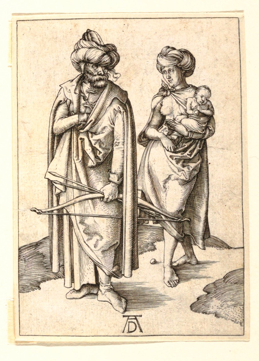 Turecka rodzina autorstwa Albrecht Dürer
