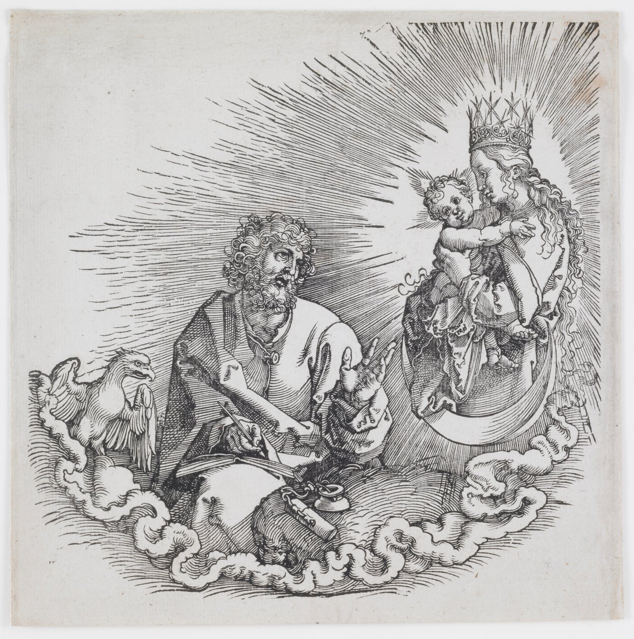 Dziewica ukazująca się św. Janowi z wydania „Apokalipsy” z 1511 r. autorstwa Albrecht Dürer