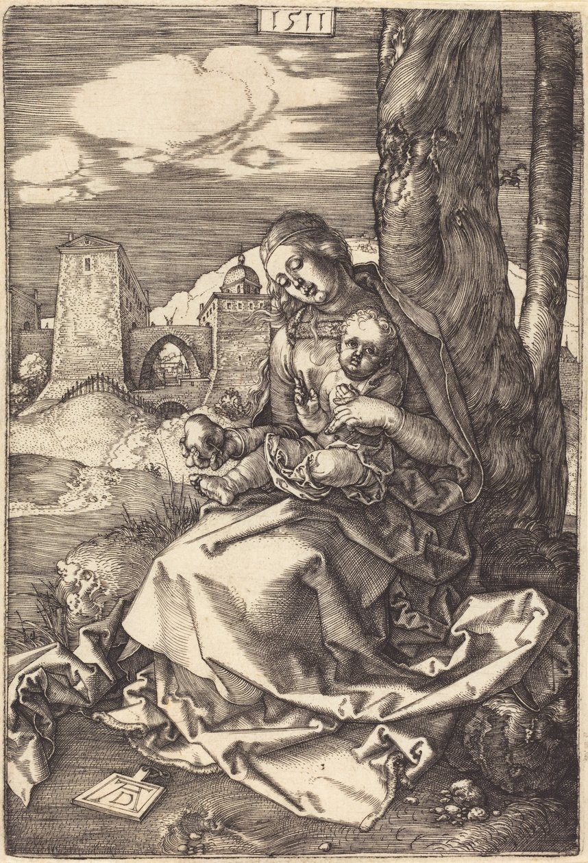 Madonna z Dzieciątkiem i gruszką autorstwa Albrecht Dürer