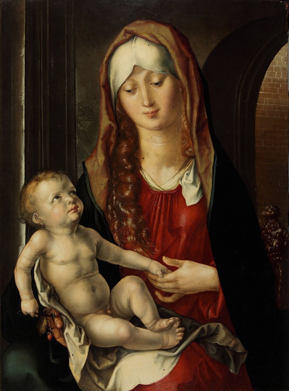 Dziewica z Dzieciątkiem Madonna del Patrocinio , 1495. autorstwa Albrecht Dürer