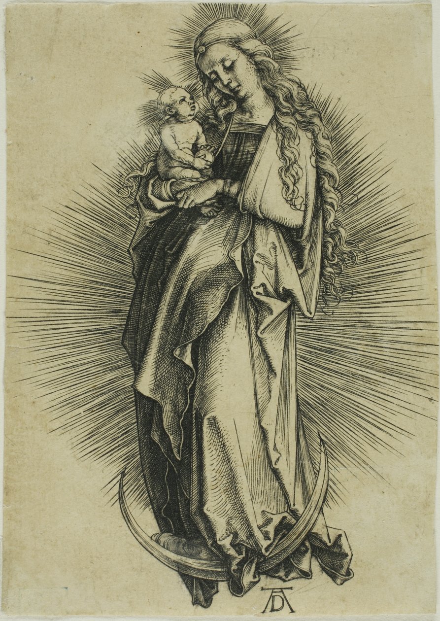 Dziewica na półksiężycu autorstwa Albrecht Dürer