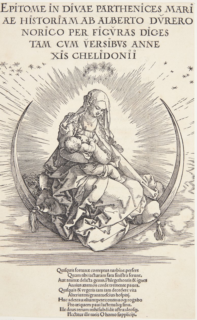 Dziewica na półksiężycu autorstwa Albrecht Dürer