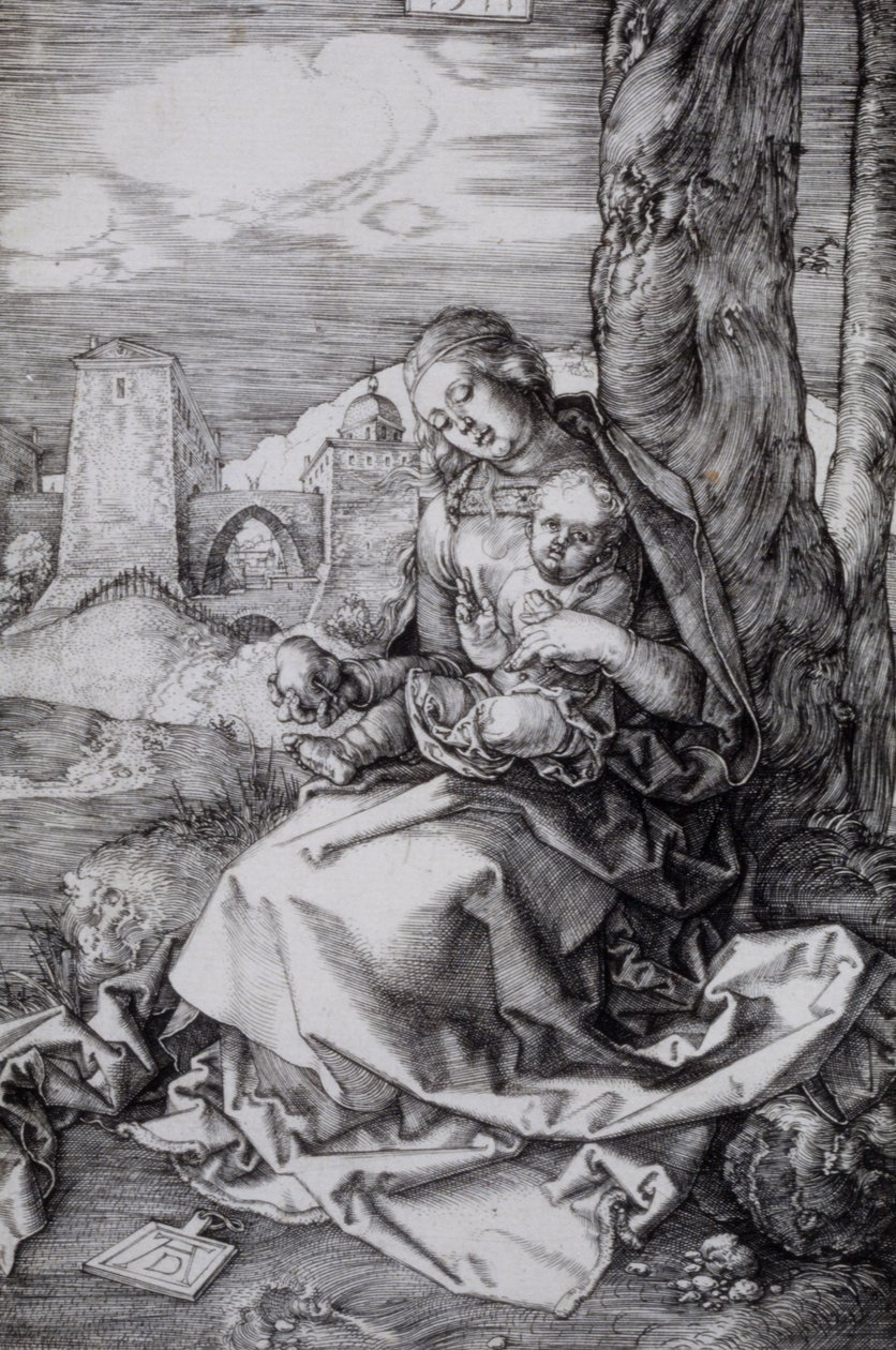 Madonna z gruszką autorstwa Albrecht Dürer