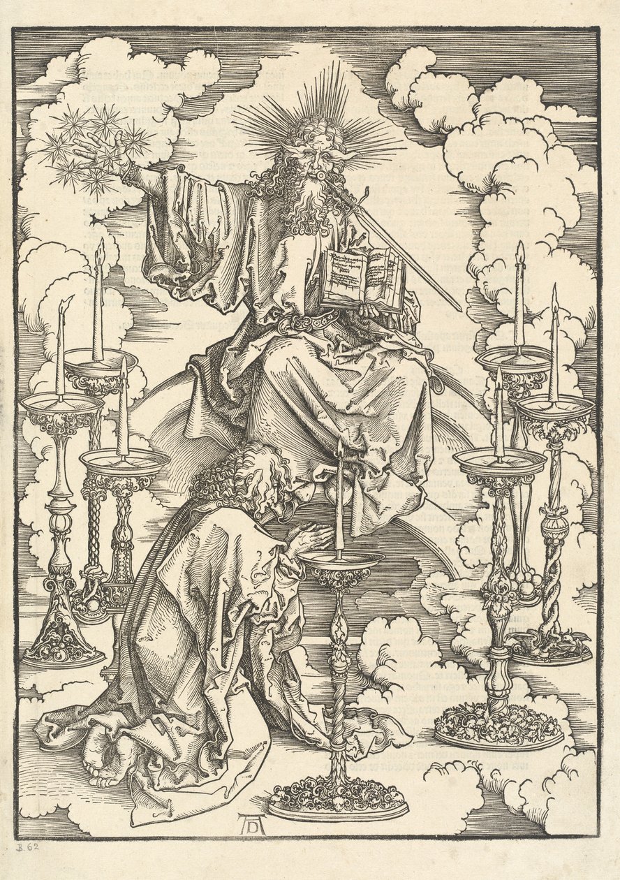 Wizja siedmiu świeczników autorstwa Albrecht Dürer