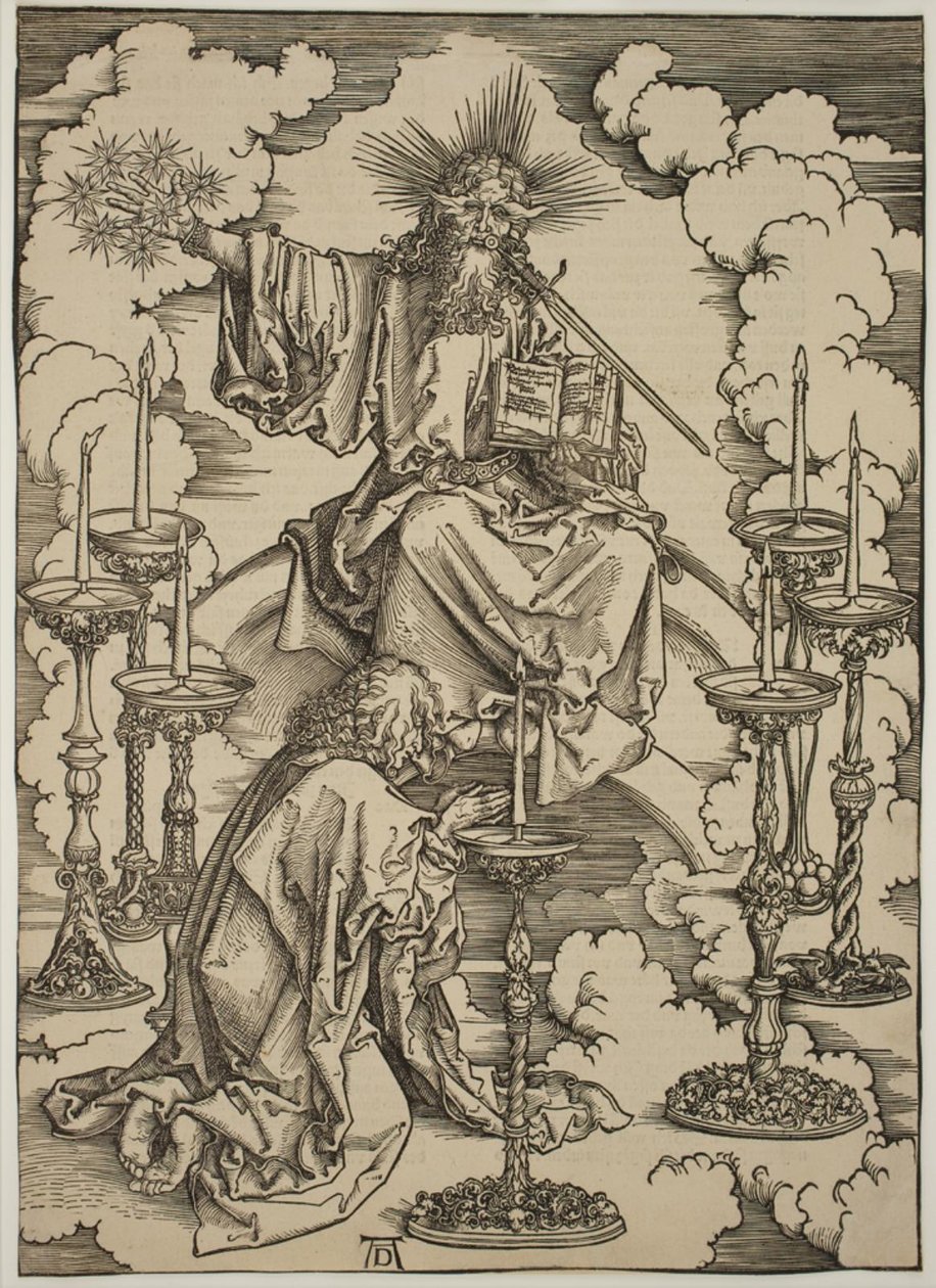 Wizja siedmiu świeczników autorstwa Albrecht Dürer