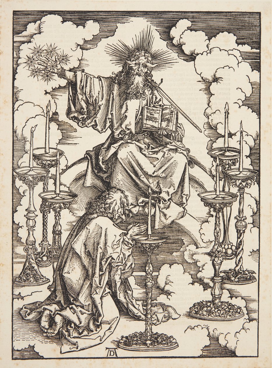 Wizja siedmiu świeczników autorstwa Albrecht Dürer