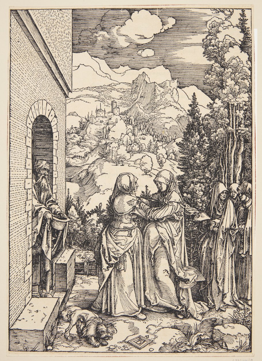 Nawiedzenie Matki Boskiej autorstwa Albrecht Dürer