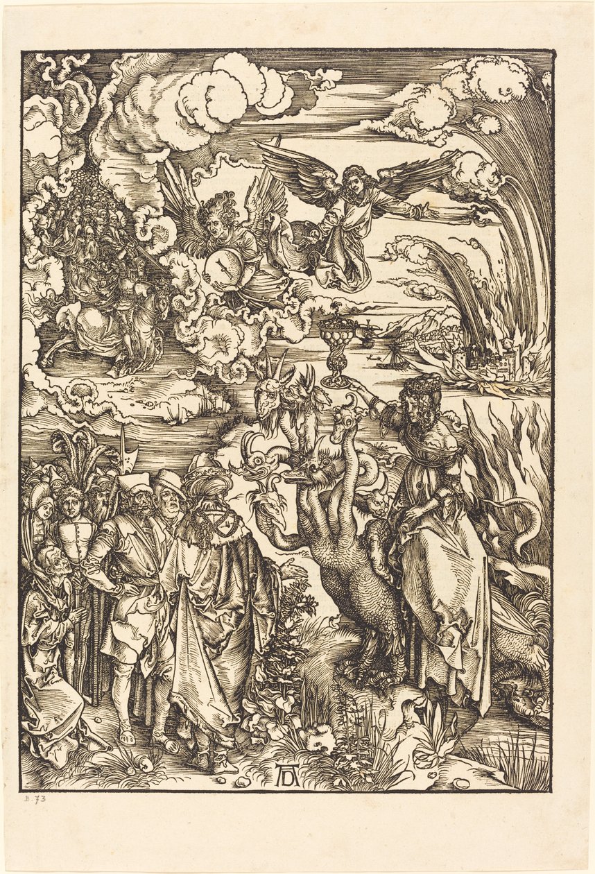 Nierządnica Babilonu autorstwa Albrecht Dürer