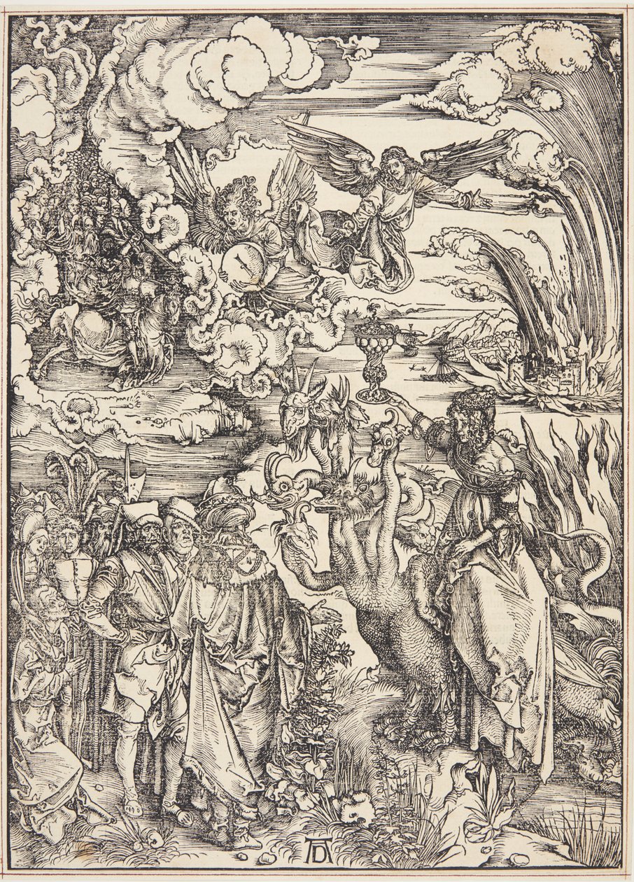 Nierządnica Babilonu autorstwa Albrecht Dürer