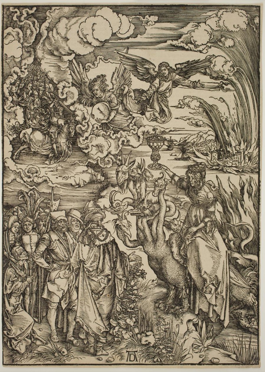 Nierządnica Babilonu autorstwa Albrecht Dürer