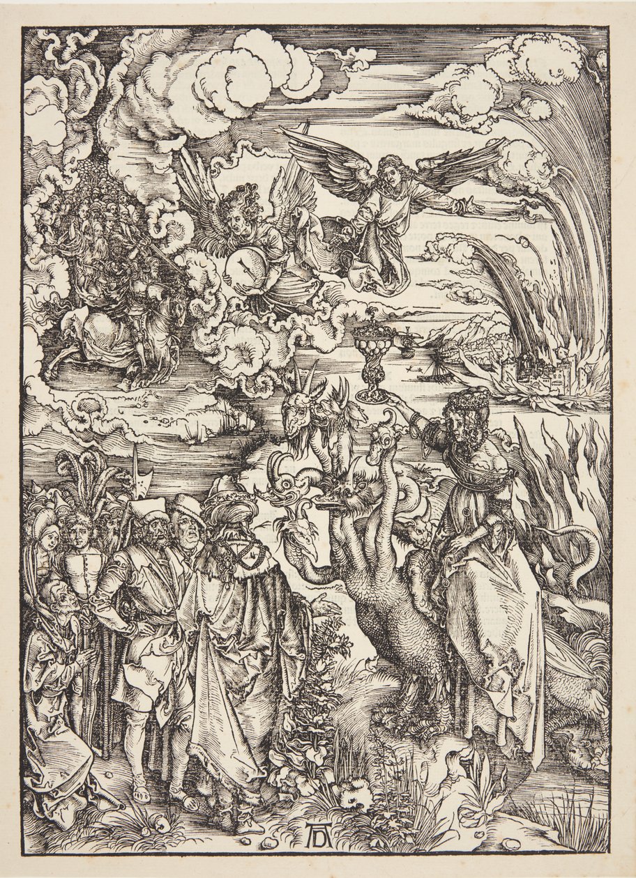 Nierządnica Babilonu autorstwa Albrecht Dürer