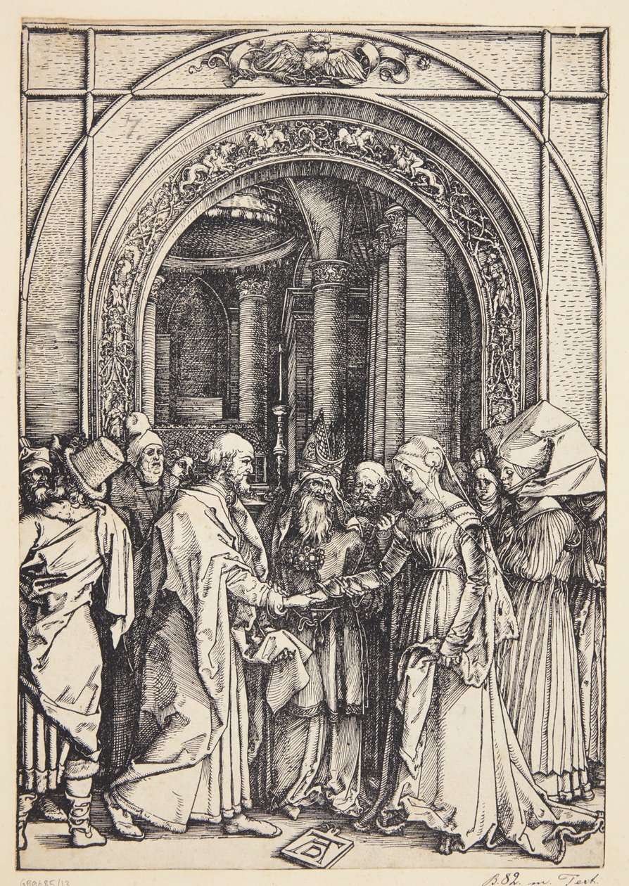 Zaręczyny Dziewicy autorstwa Albrecht Dürer