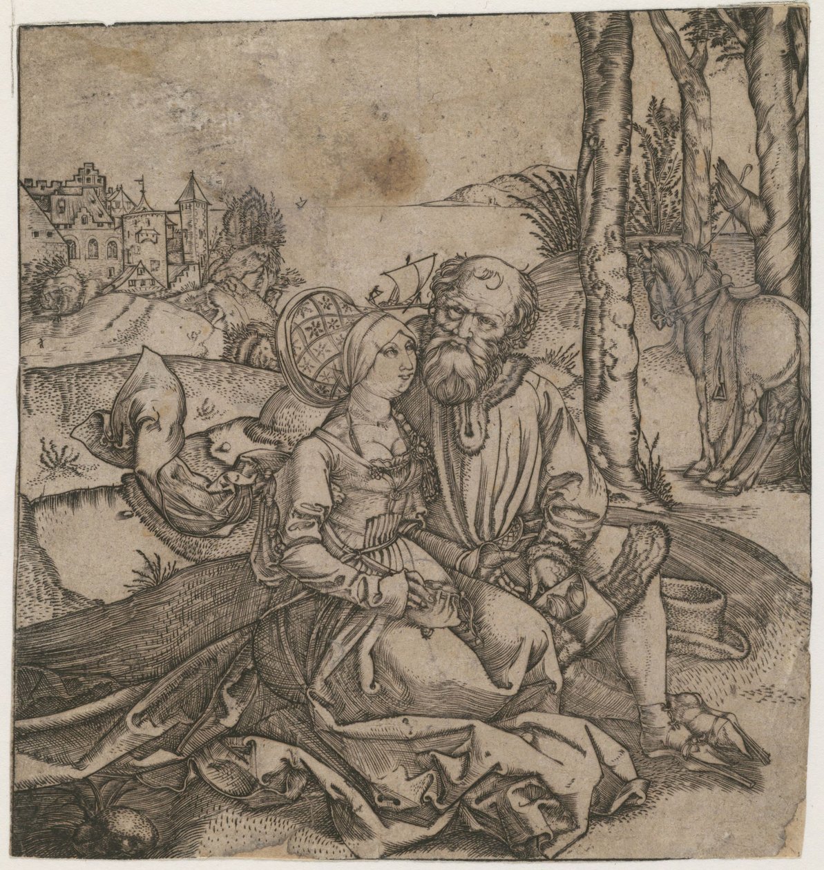 Źle dobrana para, ok. 1930 r. 1495 autorstwa Albrecht Dürer