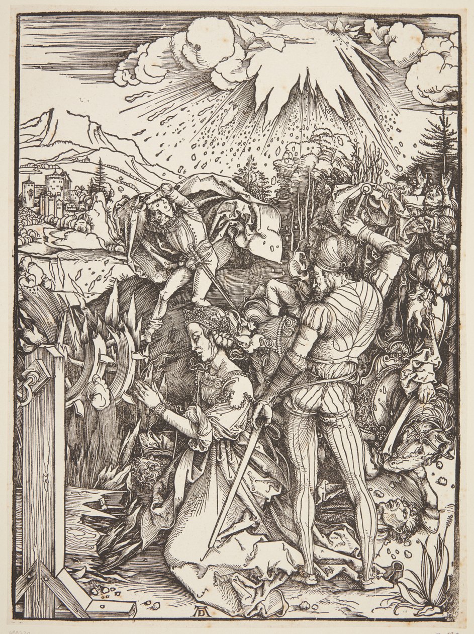 Męczeństwo św. Katarzyny autorstwa Albrecht Dürer