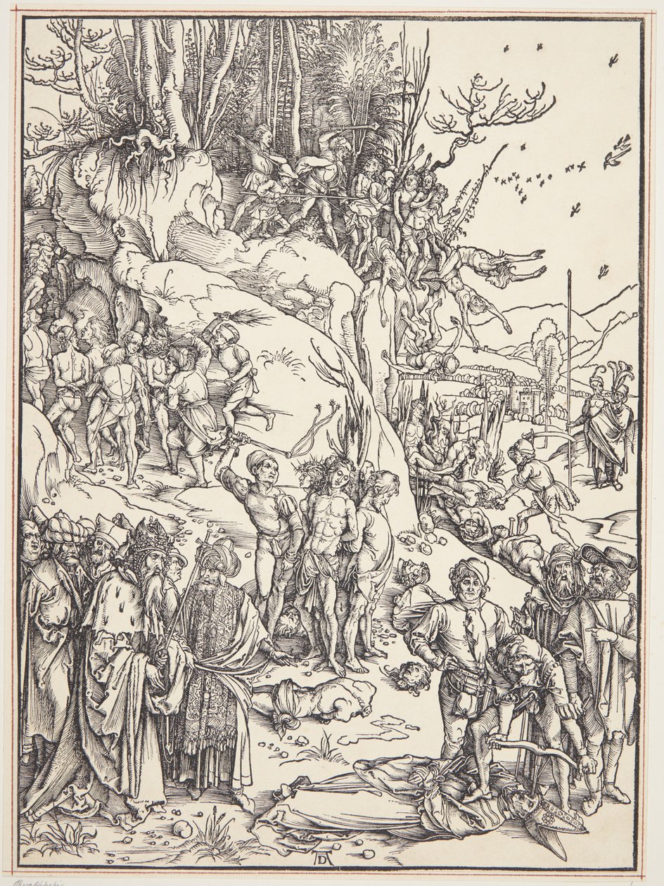 Męczeństwo dziesięciu tysięcy autorstwa Albrecht Dürer