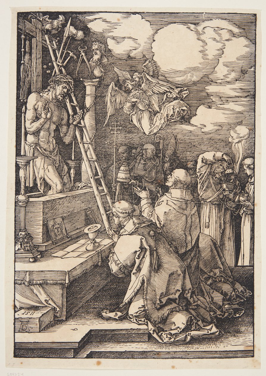 Msza św. Grzegorza autorstwa Albrecht Dürer