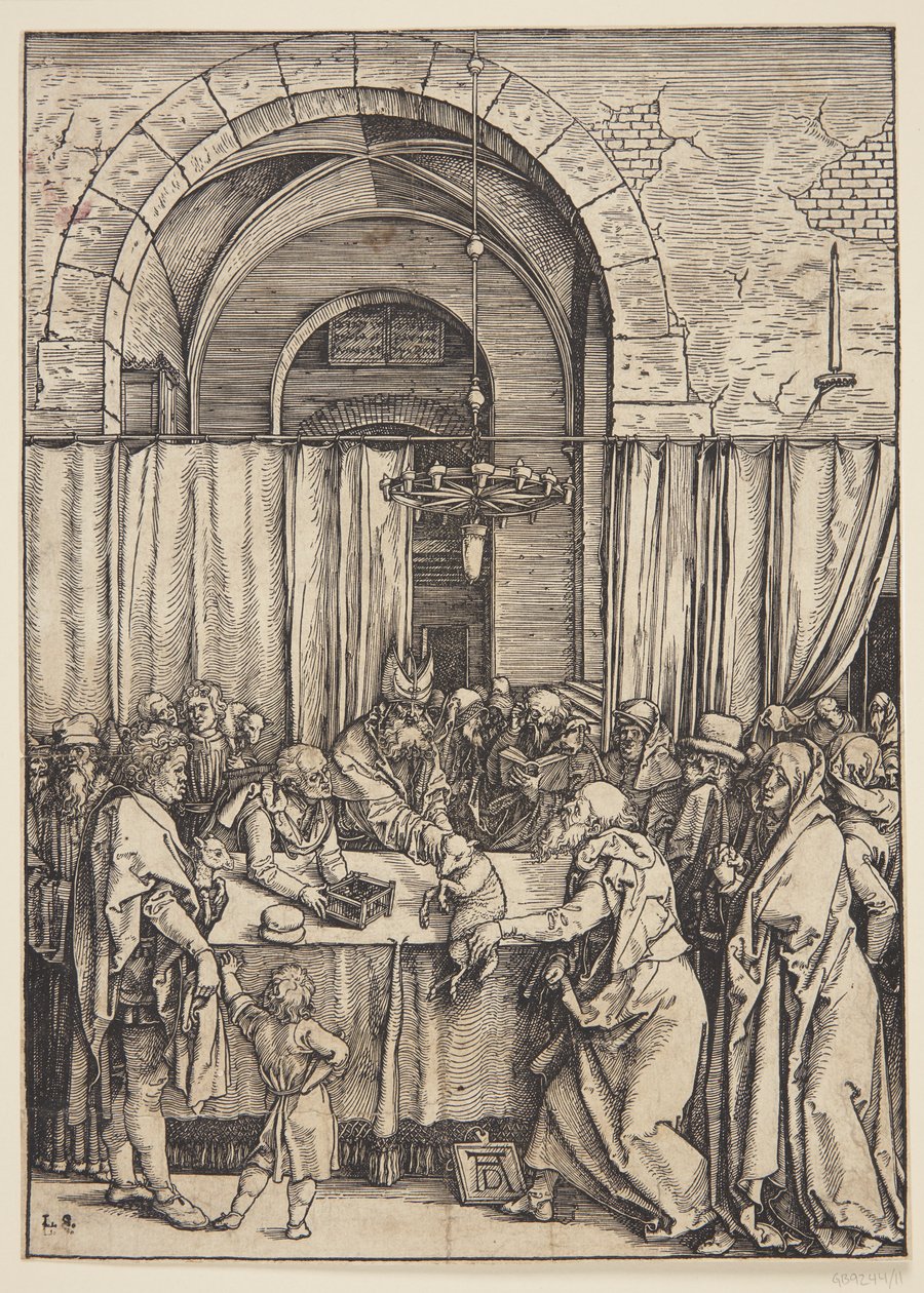 Odrzucenie ofiary Joachima autorstwa Albrecht Dürer