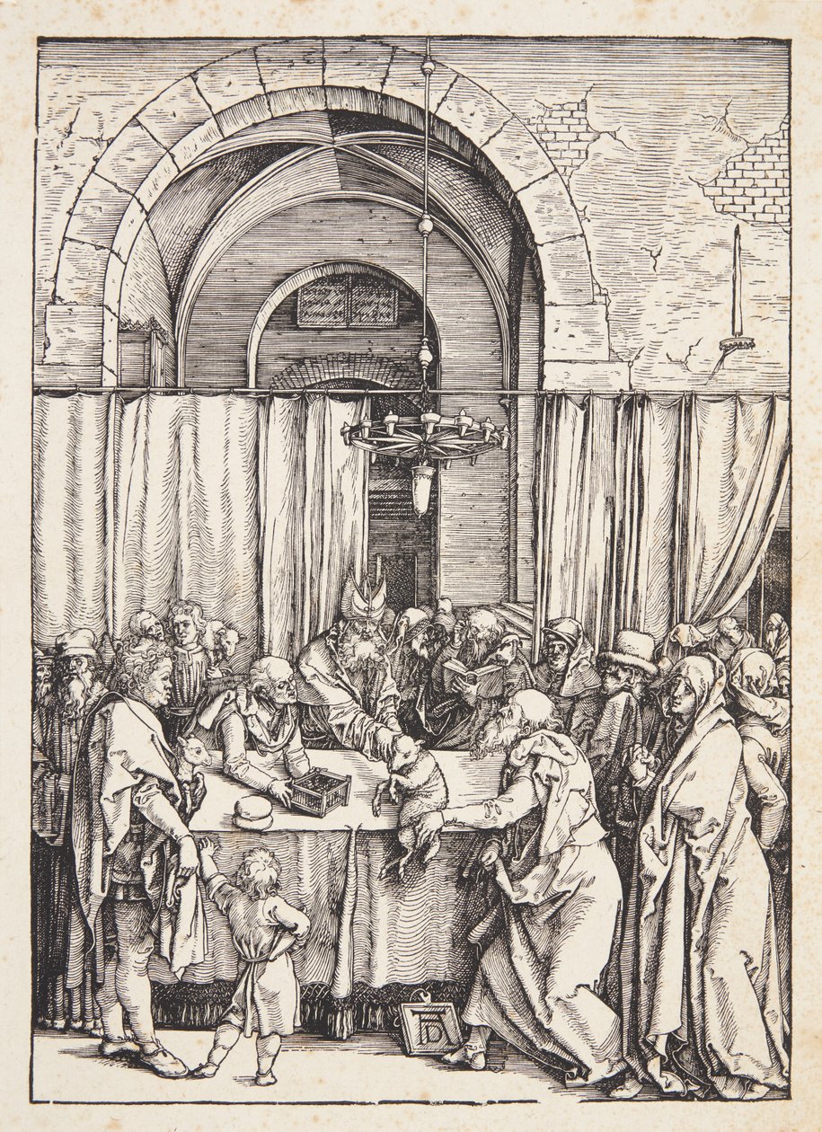Odrzucenie ofiary Joachima autorstwa Albrecht Dürer