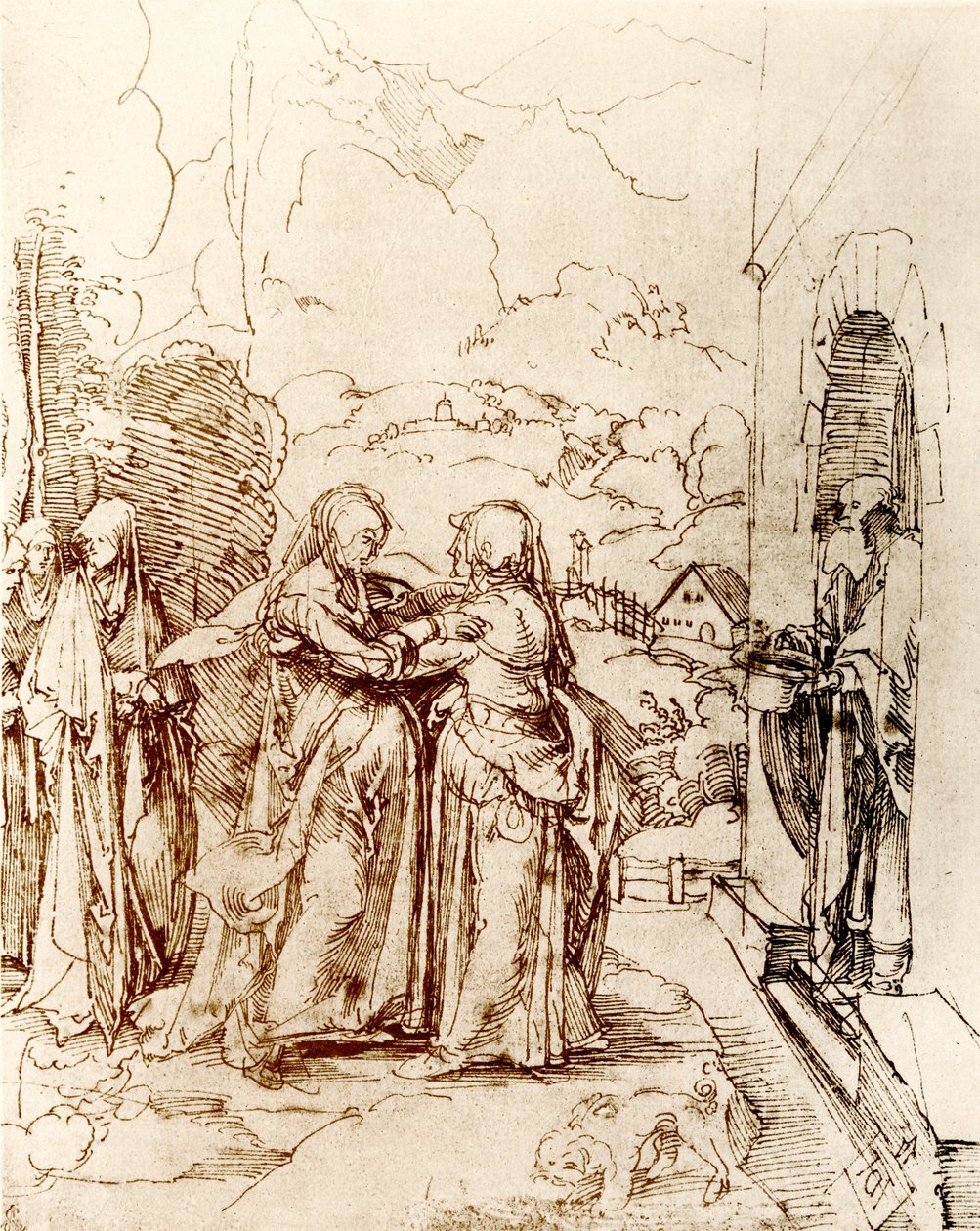 Nawiedzenie Maryi autorstwa Albrecht Dürer