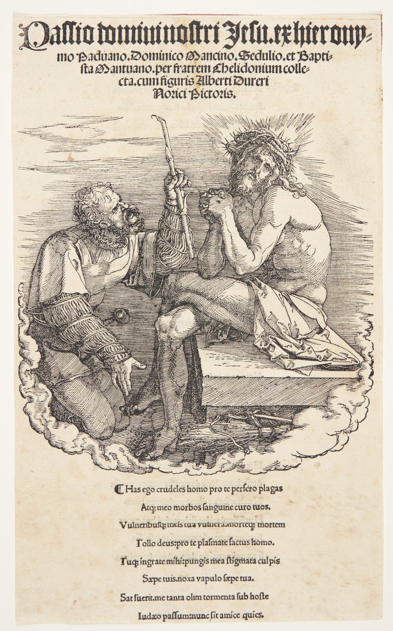 Strona tytułowa: Naśmiewanie się z Chrystusa autorstwa Albrecht Dürer