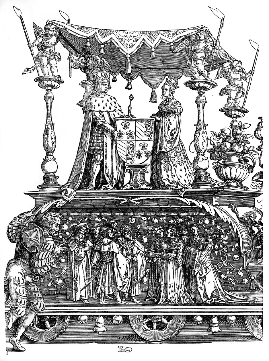 Triumfalny powrót Maksymiliana I, 1515, 1936 autorstwa Albrecht Dürer