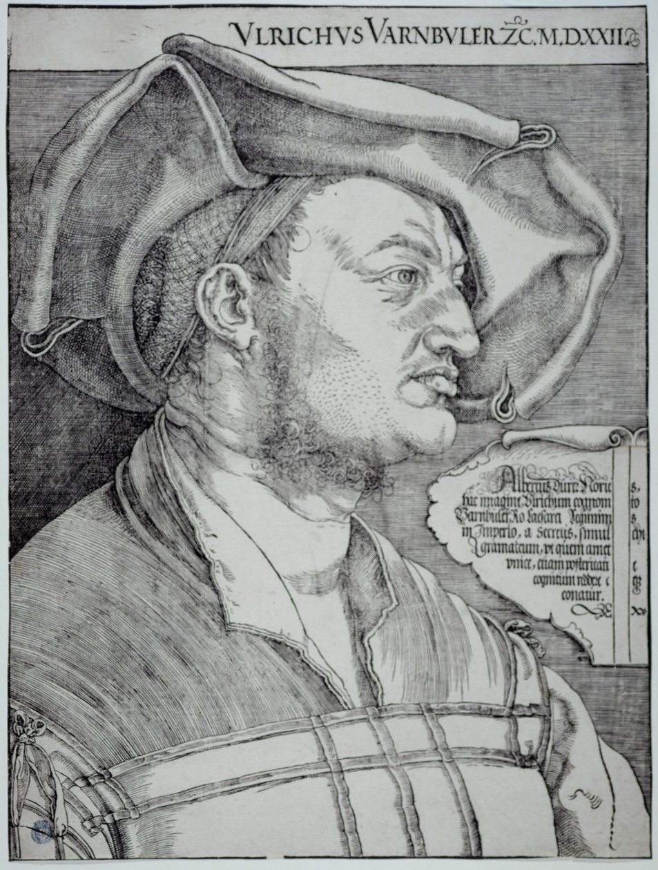 Ulrich Varnbüler (Bartsch 155) autorstwa Albrecht Dürer