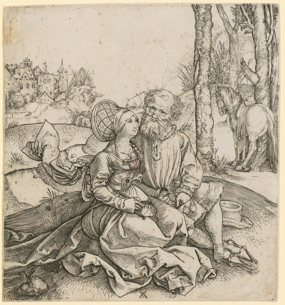 Nierówna para autorstwa Albrecht Dürer