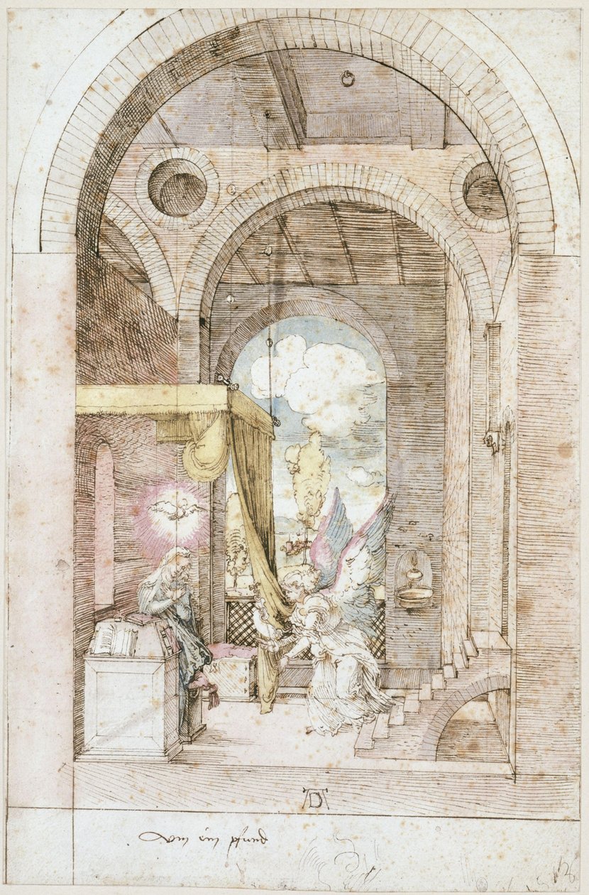 Zwiastowanie Marii autorstwa Albrecht Dürer