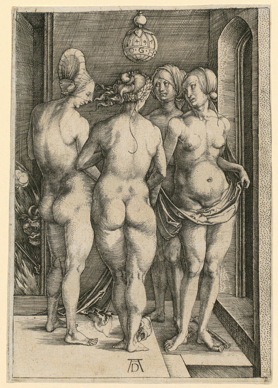 Cztery czarownice autorstwa Albrecht Dürer