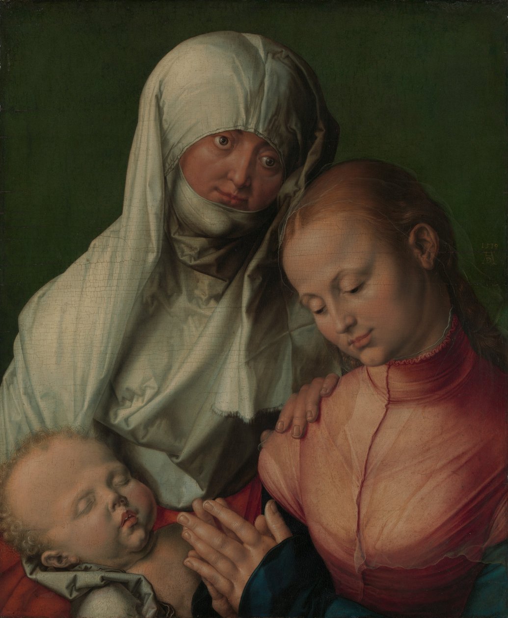 Dziewica z Dzieciątkiem ze św. Anną, prawdopodobnie 1519. autorstwa Albrecht Dürer