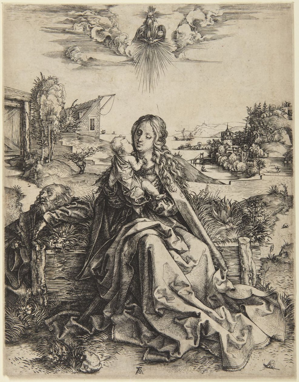 Madonna z Dzieciątkiem i ważką autorstwa Albrecht Dürer