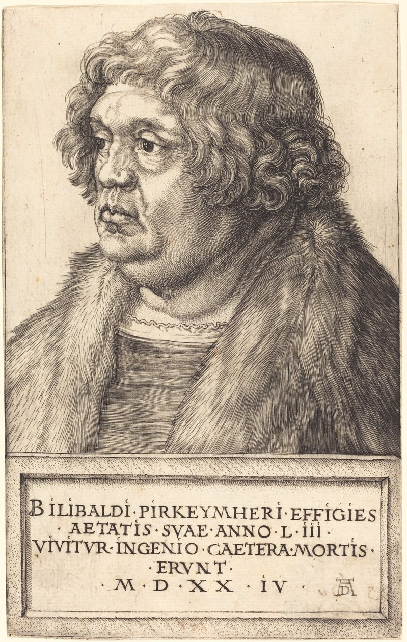 Willibald Pirckheimer autorstwa Albrecht Dürer