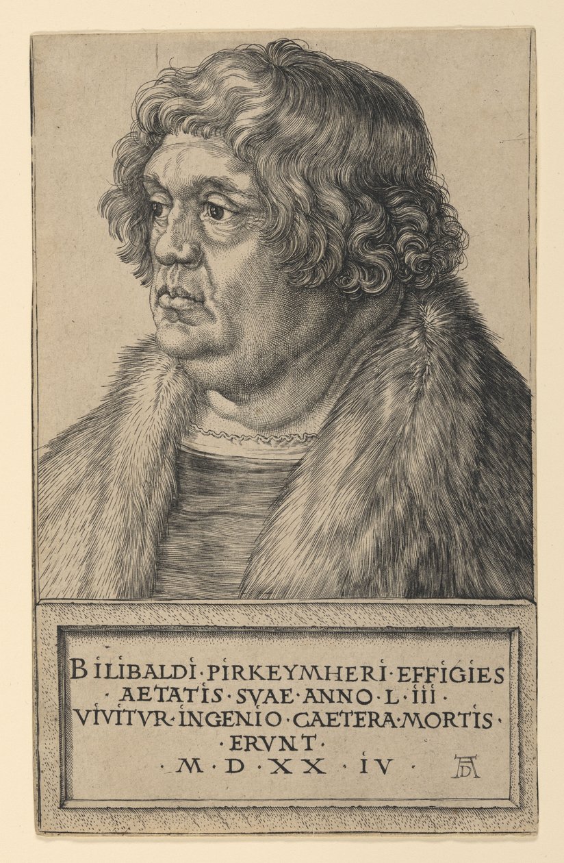 Willibald Pirckheimer autorstwa Albrecht Dürer