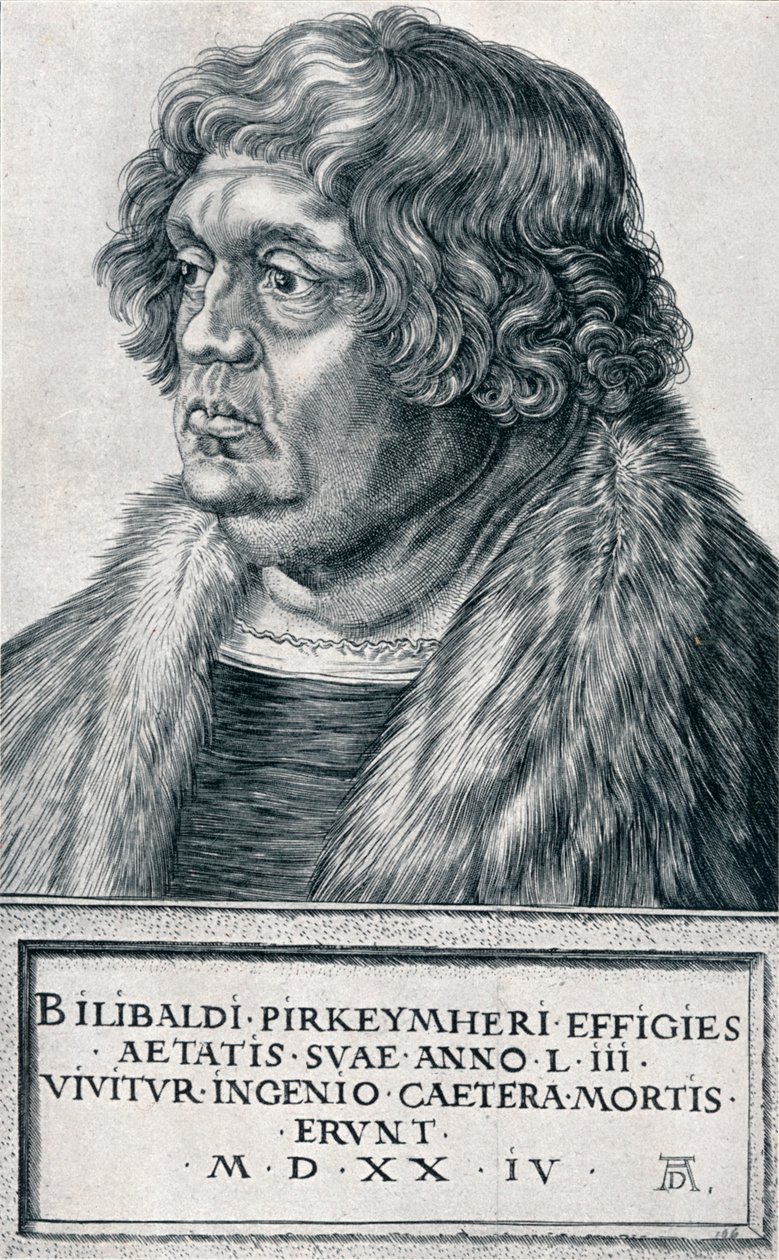 Willibald Pirckheimer, 1524 1906 autorstwa Albrecht Dürer